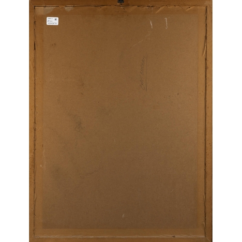 194 - German School (20th Century) Crucifixion  Oil on board, 75 x 54.5cm Signed (indistinctly) and dated ... 