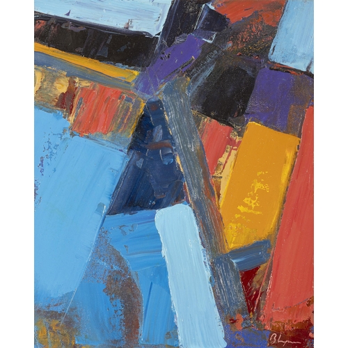 195 - Bob Lynn (b.1940) Little Prelude '06 Oil on canvas, 30 x 25cm Signed and inscribed verso with title