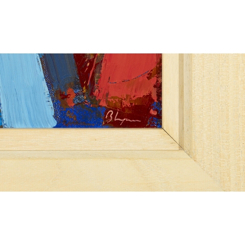 195 - Bob Lynn (b.1940) Little Prelude '06 Oil on canvas, 30 x 25cm Signed and inscribed verso with title