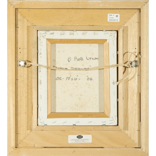 195 - Bob Lynn (b.1940) Little Prelude '06 Oil on canvas, 30 x 25cm Signed and inscribed verso with title