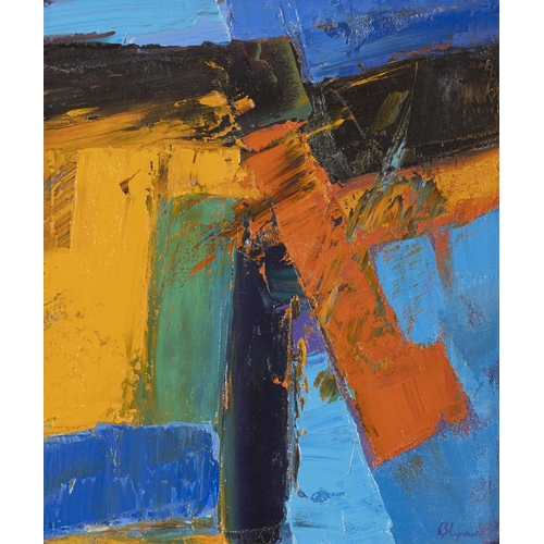 196 - Bob Lynn (b.1940) East Coast Oil on canvas, 30 x 25cm Signed and inscribed verso with title