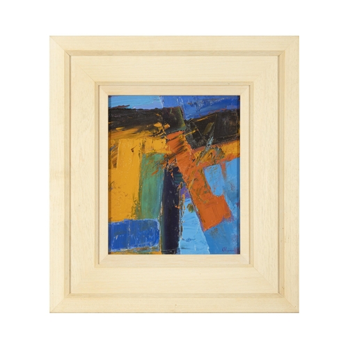 196 - Bob Lynn (b.1940) East Coast Oil on canvas, 30 x 25cm Signed and inscribed verso with title