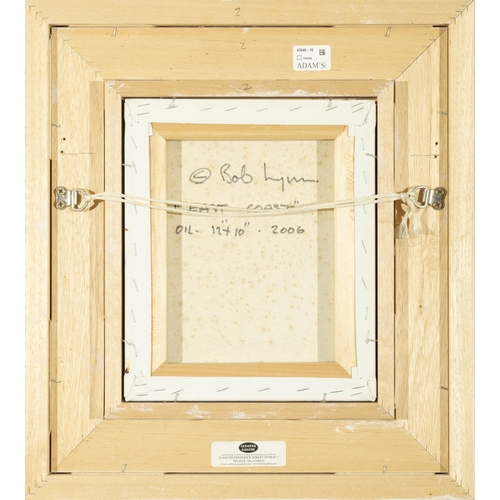 196 - Bob Lynn (b.1940) East Coast Oil on canvas, 30 x 25cm Signed and inscribed verso with title