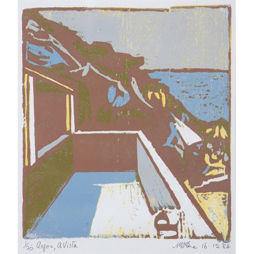 201 - Michael Kane (b.1935) Argos, A Vista Screenprint, 32 X 27cm  Signed, inscribed and dated 16.12.84