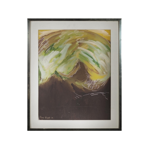 203 - Fiona Harron (Contemporary) Summer Ballyknockan Mixed media on paper, 61 X 48cm Signed