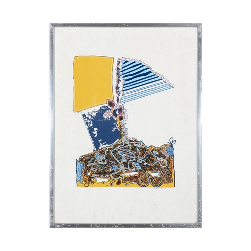 204 - Joe Hinley (20th Century) Untitled Screenprint, 50cm x 68.5cm Signed, inscribed, dated (19)80 and nu... 