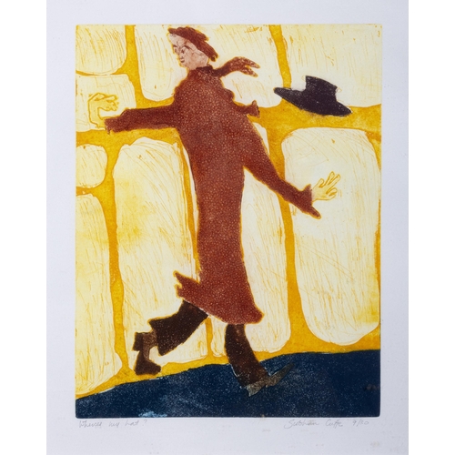 208 - Siobhan (20th/21st Century) Where's my Hat Etching, 35.5 x 30cm Signed, inscribed and numbered 9/30