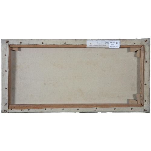 215 - Fergus O'Ryan RHA (1910-1989) Mannin Bay, Clifden, Connemara Oil on canvas, 27.6 x 56cm Signed; insc... 