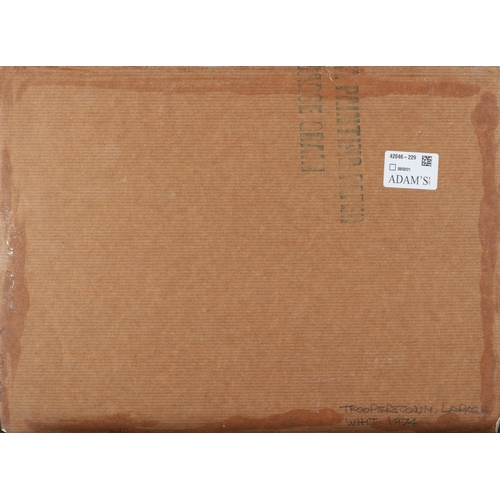 217 - Fergus O'Ryan RHA (1910-1989) Trooperstown, Laragh, Whit 1974 Oil on canvas paper, 25 x 35cm Signed;... 