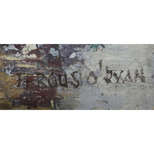 220 - Fergus O'Ryan RHA (1910-1989) Salamanca Oil on board, 31 x 46.7cm Signed; inscribed verso