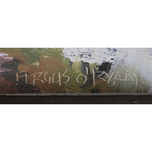 221 - Fergus O'Ryan RHA (1910-1989) Victoria Bridge, Autumn 1974 Oil on canvas paper laid on board, 25.4 x... 