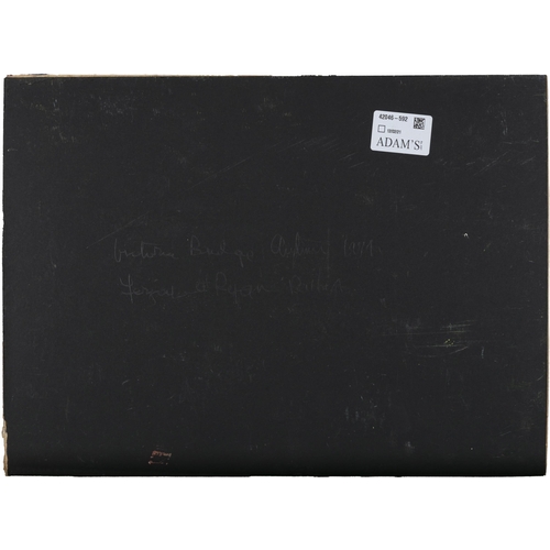 221 - Fergus O'Ryan RHA (1910-1989) Victoria Bridge, Autumn 1974 Oil on canvas paper laid on board, 25.4 x... 