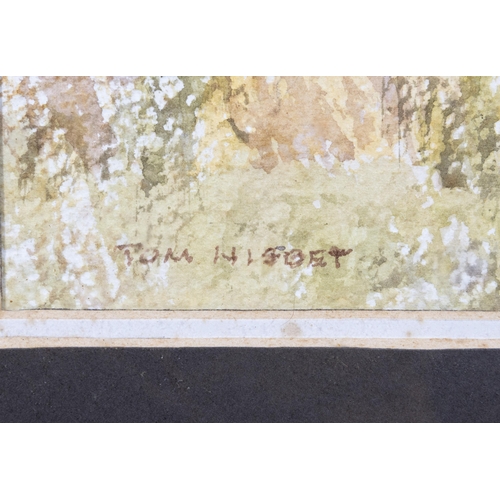 232 - Tom Nisbet RHA (1909-2001)  Pony in the Shade  Watercolour, 26.5 x 37cm Signed