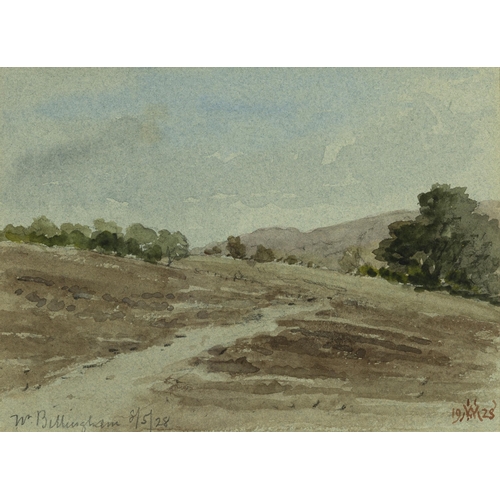 235 - English School (19th Century) Near Billingham Watercolour, 12 x 16cm Signed with monogram, dated 192... 