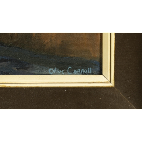 236 - Olive Carrol (20th Century) Spanish Arch Oil on board, 27 x 40cm Signed