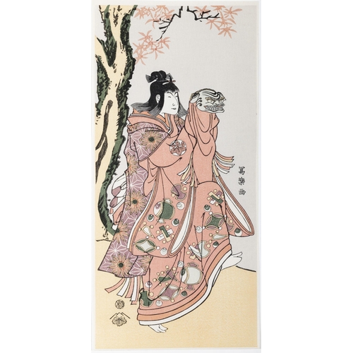 107 - AFTER TOSHUSAI SHARAKU (active 1787-1795)  Four prints consisting of Actor Ichikawa Ebizô as the Pil... 