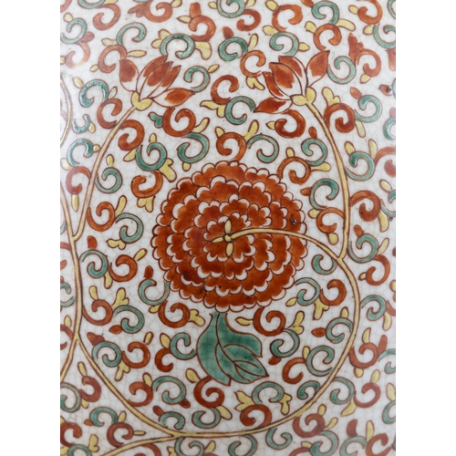 159 - A GRAND WUCAI LOTUS AND RUYI HEADS JAR AND COVER  China, early 20th century  20??? ????????  China, ... 