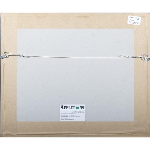 85 - A SET OF FOUR FRAMED 'COUNTRYSIDE LANDSCAPE' PRINTS, WITH ARTIST'S SEAL  Japan, 20th century  Size: ... 