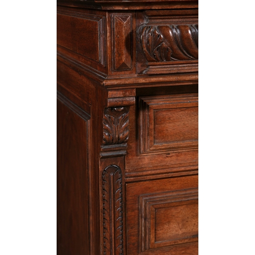 59 - A PAIR OF 19TH CENTURY FRENCH CARVED WALNUT SIDE CABINETS BY C.H. JEANSELME & CO. (PARIS), C.1880  e... 