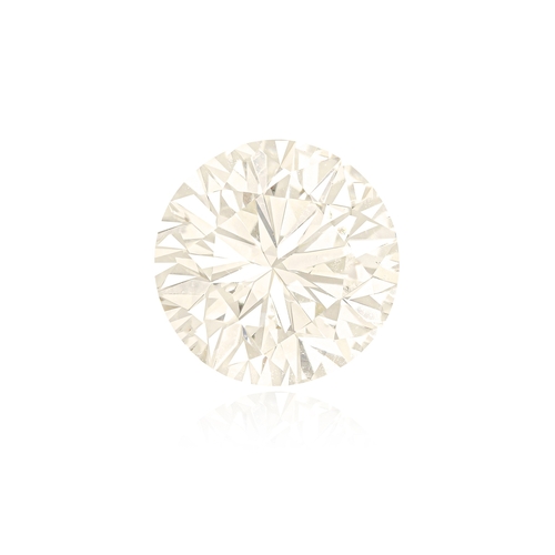 109 - AN IMPRESSIVE DIAMOND SINGLE-STONE RING  The brilliant-cut diamond weighing 12.58cts within a six-cl... 