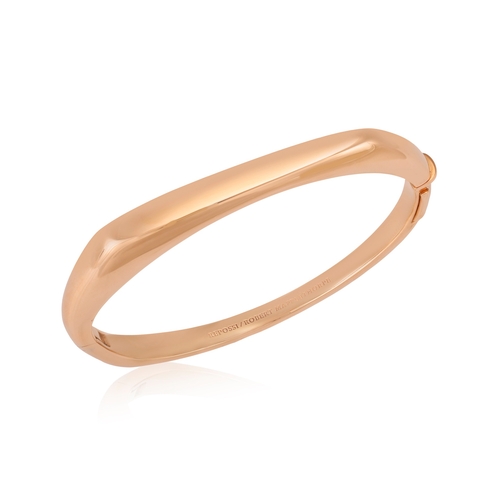 124 - A GOLD 'ROBERT MAPPLETHORPE' BANGLE, DESIGNED BY GAIA REPOSSI, FOR REPOSSI  Limited Edition, discont... 