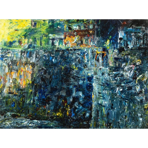 22 - Jack Butler Yeats RHA (1871 – 1957)  The Water Steps (1947)  Oil on canvas,  45.7 x 60.9cm (18 x 24”... 