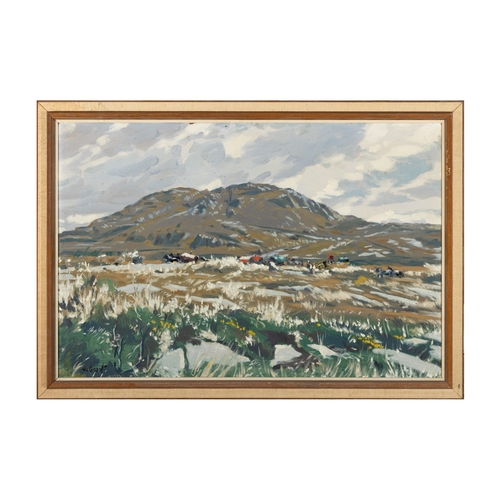 26 - Maurice MacGonigal PRHA (1900-1979)
Tincéirí, Errisbeg Connemara 
Oil on board, 51 x 76cm (20 x 30