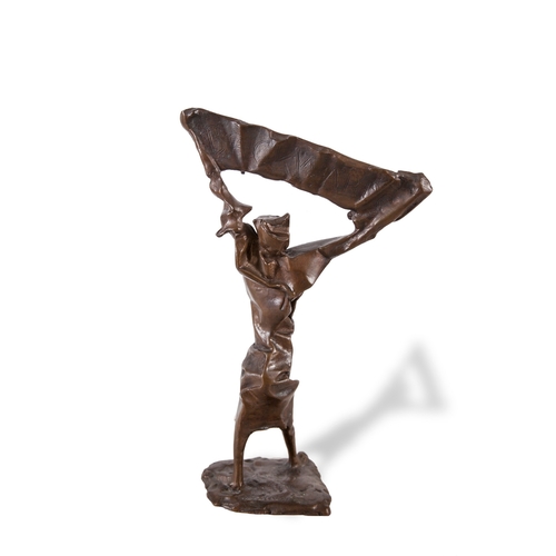 27 - Frederick E. McWilliam HRUA RA (1909 - 1992)  Backwards (1975) Bronze, 30 x 20 x 9cm (11¾ x 8 x 3½) ... 