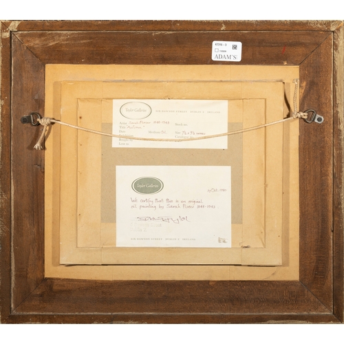 38 - Sarah Purser HRHA (1848-1943) Autumn Oil on board, 19 x 23cm (7.5 x 9.1'')  Provenance: With Taylor ... 