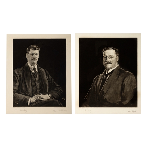 44 - Sir John Lavery RHA RA (1856-1941)  Arthur Griffith and Michael Collins A pair, lithographic prints,... 