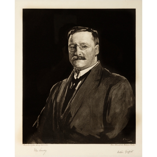 44 - Sir John Lavery RHA RA (1856-1941)  Arthur Griffith and Michael Collins A pair, lithographic prints,... 