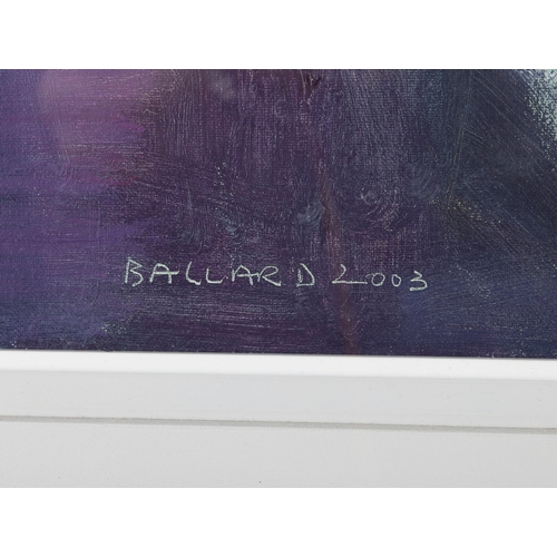 51 - Brian Ballard (b. 1943) Still Life Study with Clock in a Mirror Oil on canvas, 60.5 x 76cm (23¾ x 30... 