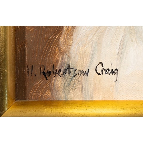 58 - Henry Robertson Craig RHA (1916 - 1984) Portrait of a Child  Oil on board 23 x 23cm (9 x 9) Signed  ... 