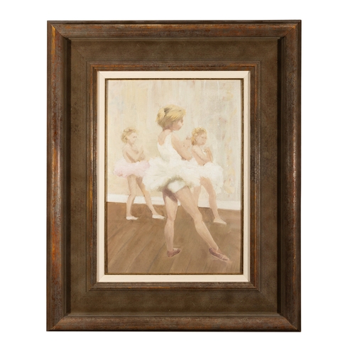 59 - Henry Robertson Craig RHA (1916 - 1984) Ballet Class Oil on board 35 x 24cm (13¾ x 9½)      Provenan... 