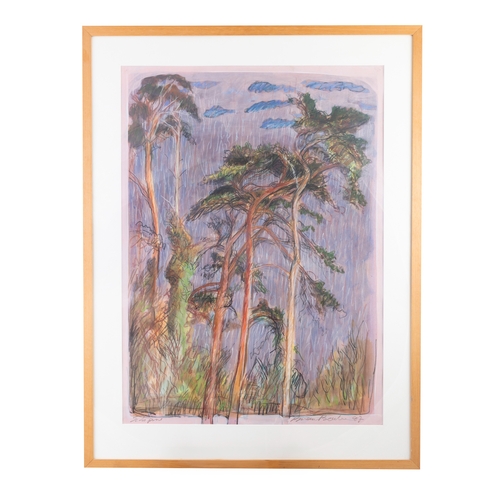 14 - Brian Bourke HRHA (b.1936)  Scots Pine Pastel , 75 x 55cm  Signed, inscribed and dated (19)97