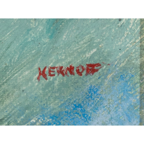 17 - Harry Kernoff RHA(1900-1974) A Knock Out Oil on board, 15 x 20cm Signed  Together with: Kevin O'Conn... 