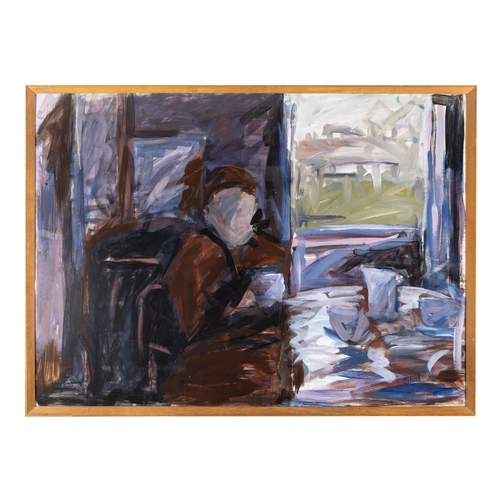 33 - Patricia Hurl (b.1943)  My Kitchen Window  Oil on board, 74 x 103cm  Signed and dated (19)88  Exhibi... 