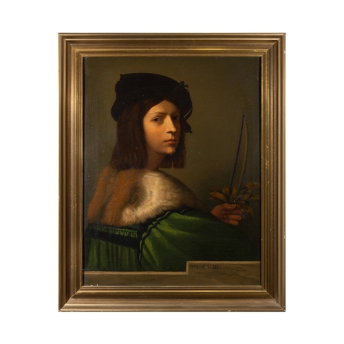 59 - AFTER SEBASTIANO DEL PIOMBO The Violinist Oil on canvas, 67 x 52cm