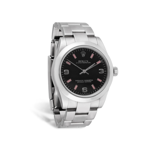 220 - ROLEX: A STAINLESS STEEL 'OYSTER PERPETUAL' WATCH, CIRCA 2015  The 31-jewel Cal-2231 automatic movem... 