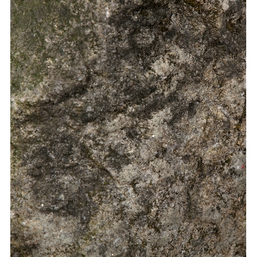 339 - THE BALLYSHANNON HEAD,  Probably a Celtic limestone head, 1st-4th century, carved with flattened pro... 