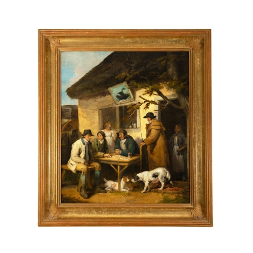 351A - AFTER JAMES WARD RA (1769 - 1859), 19TH CENTURY The Peasant's Sunday Dinner; Domines Outside the Bla... 