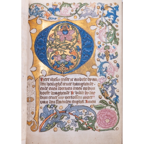 499 - A DUTCH BOOK OF HOURS FOR USE OF ROME LATE 15TH CENTURY,  illuminated manuscript on vellum (tempera,... 