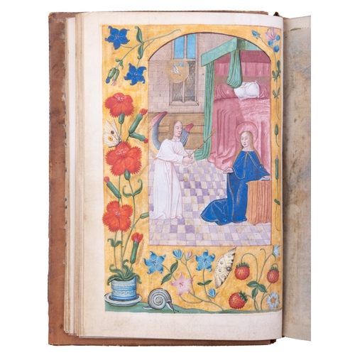 499 - A DUTCH BOOK OF HOURS FOR USE OF ROME LATE 15TH CENTURY,  illuminated manuscript on vellum (tempera,... 