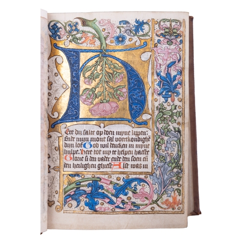 499 - A DUTCH BOOK OF HOURS FOR USE OF ROME LATE 15TH CENTURY,  illuminated manuscript on vellum (tempera,... 