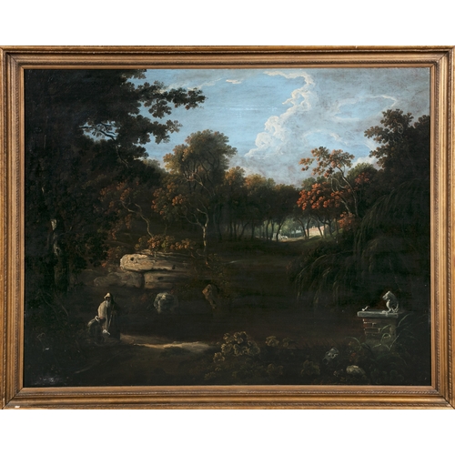 636 - STUDIO OF RICHARD WILSON  Solitude  Oil on canvas, 101.5 x 127cm  Provenance: With Gorry Gallery, Du... 