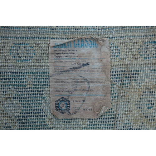 691 - ***PLEASE NOTE THIS CARPET IS NYLON NOT WOOL***
AN INDIAN IVORY GROUND NYLON CARPET. 360 X 270CM
the... 