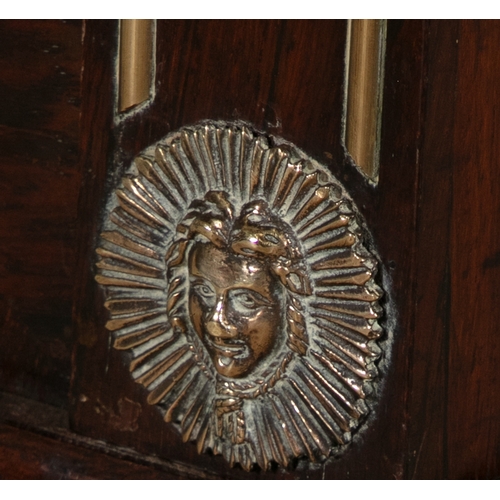 138 - A REGENCY GILT-METAL MOUNTED ROSEWOOD CHIFFONIER CIRCA 1815,  the two-tier superstructure, with pier... 