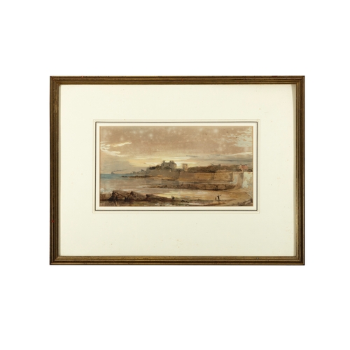 141 - ALAN TYRELL (BRITISH, 19TH CENTURY) From Anstruther Looking East Signed and dated 1868 Watercolour, ... 