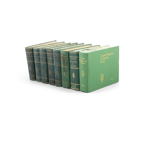 174 - LLOYD'S REGISTER OF YACHTS   Published by Lloyds's Register of Shipping, London, 1906, 1907, 1908, 1... 