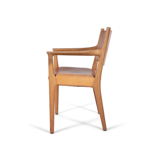 151 - HANS WEGNER  An oak carver by Hans Wegner for Johannes Andersen. With maker's label. Denmark, c.1960... 